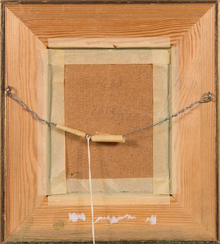 Unto Koistinen, öljy levylle, signeerattu ja päivätty 1975.