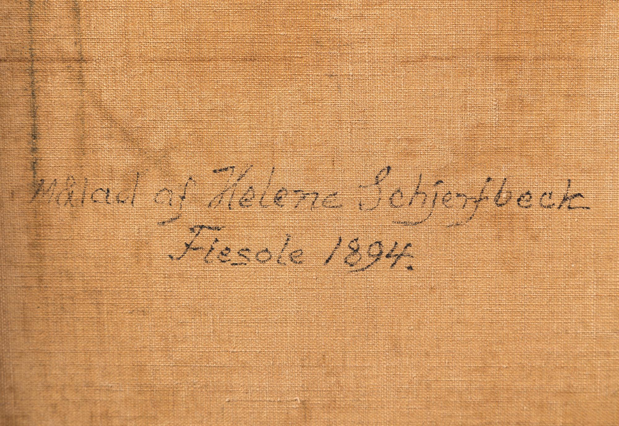 Helene Schjerfbeck, "Cypresser, Fiesole".