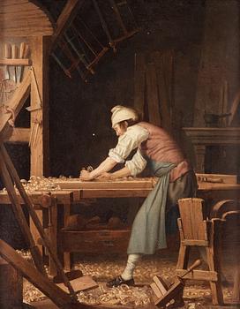 1057. Pehr Hilleström, "En snickare" (=A carpenter).