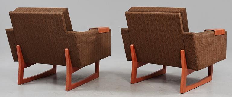 FÅTÖLJER, ett par, Effkå, 1900-talets andra hälft.