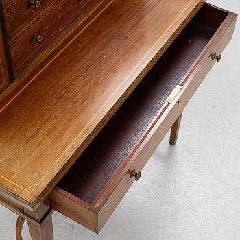 A Louis XVI-Style Ladies' Writing Desk, 'Bonheur du Jour', late 19th Century.