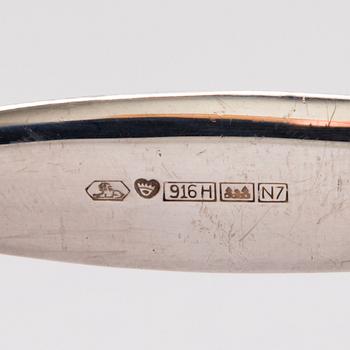 TAPIO WIRKKALA, ATERINSARJA, 57 osaa, hopeaa, "Tapio", Hopea-/Kultakeskus, Hämeenlinna 1961-76.