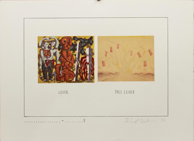 ERIK DIETMAN, mapp med 10 färglitografier, sign, dat -77 och numr 13/75.