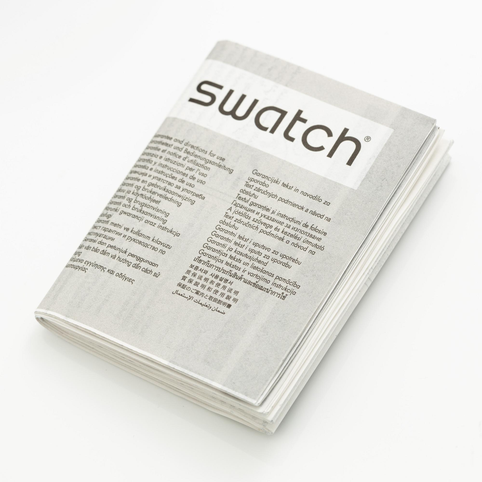 Swatch/Blancpain, Scuba Fifty Fathoms, Pacific Ocean, wristwatch, 42.3 mm.