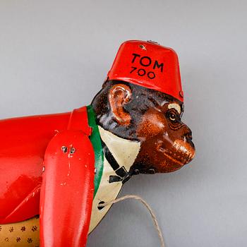 MEKANISKA LEKSAKER, 3 st,  bl a litograferad plåt, 1900-talets första hälft.