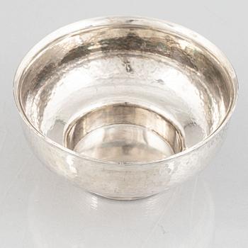 A silver bowl, Borgila, Stockholm, Sweden, 1976.