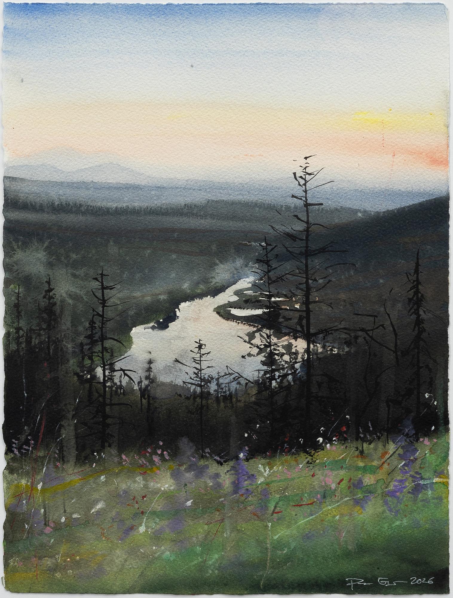 Peter Eugén, View over Åresjön.