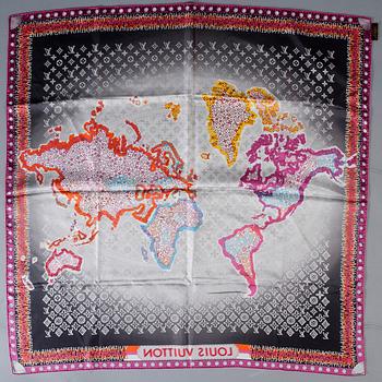 SCARF, "Monogram Map", Louis Vuitton.