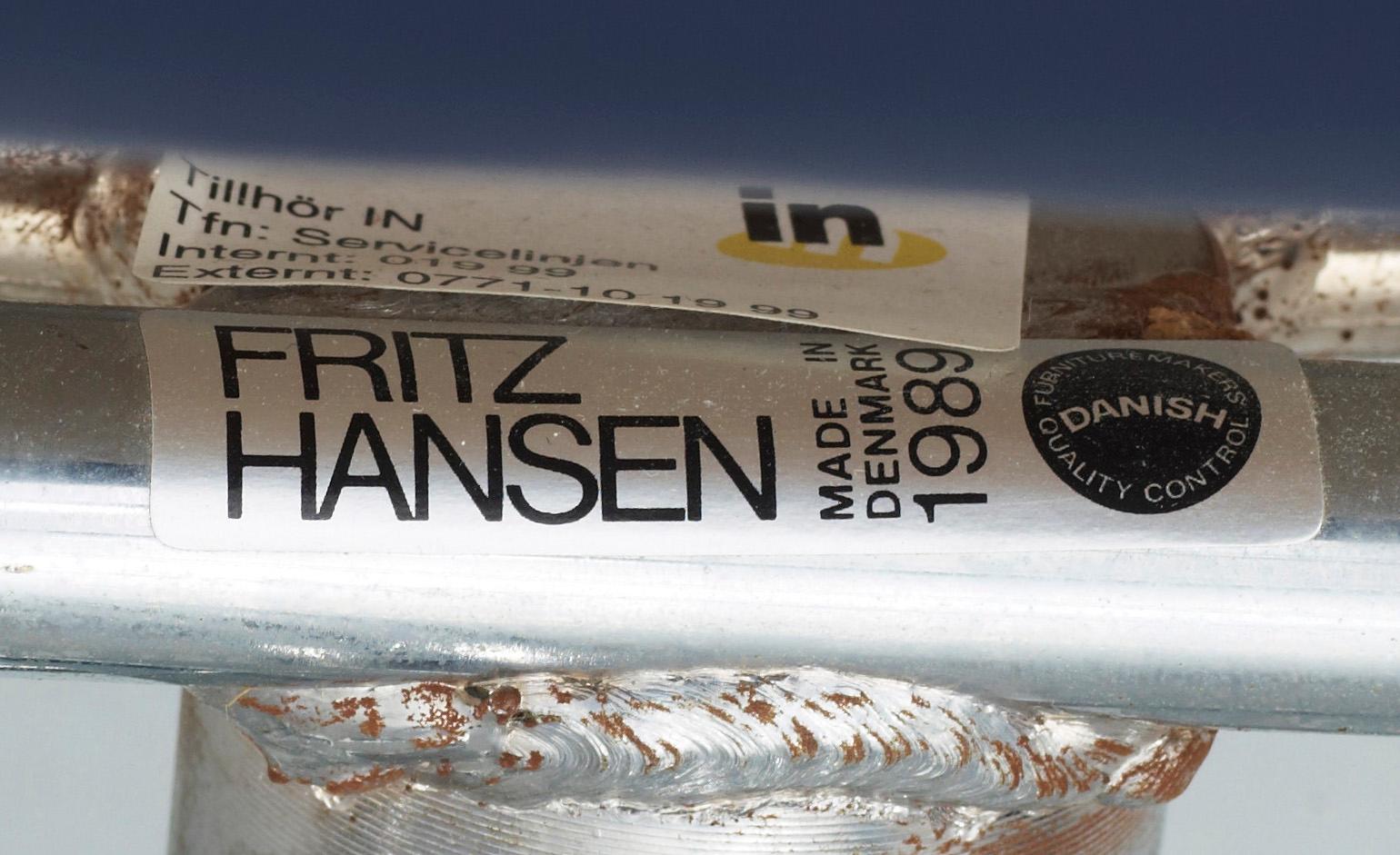 FÅTÖLJ,  "SAS ChairSeries", Jens Ammundsen för Fritz Hansen, etikettmärkt, 1989.