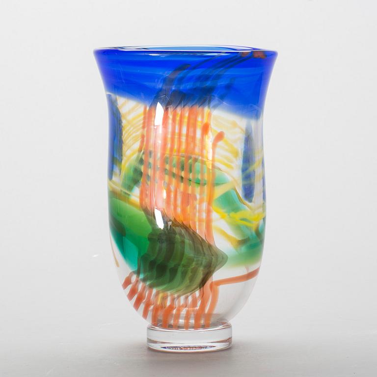 VAS, glas, graal, Berit Johansson 1991 unik.