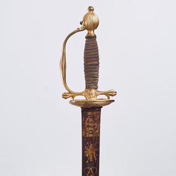 Hedersvärja förärad överste AF Påhlman 1790 av Gustav III.