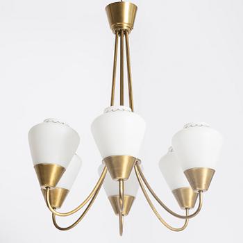 A Scandinavian Modern ceiling lamp, 1940s/50s.