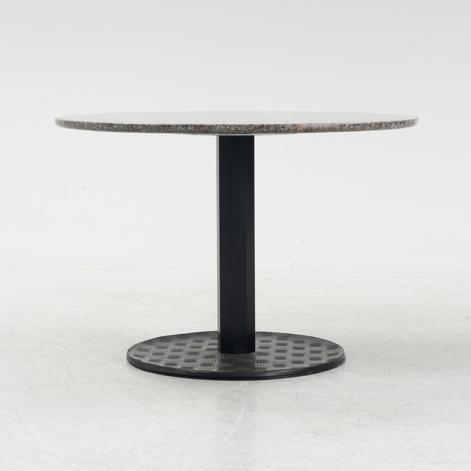Jan Ekselius, a stone top table, Etcetera, Vetlanda, late 20th Century.