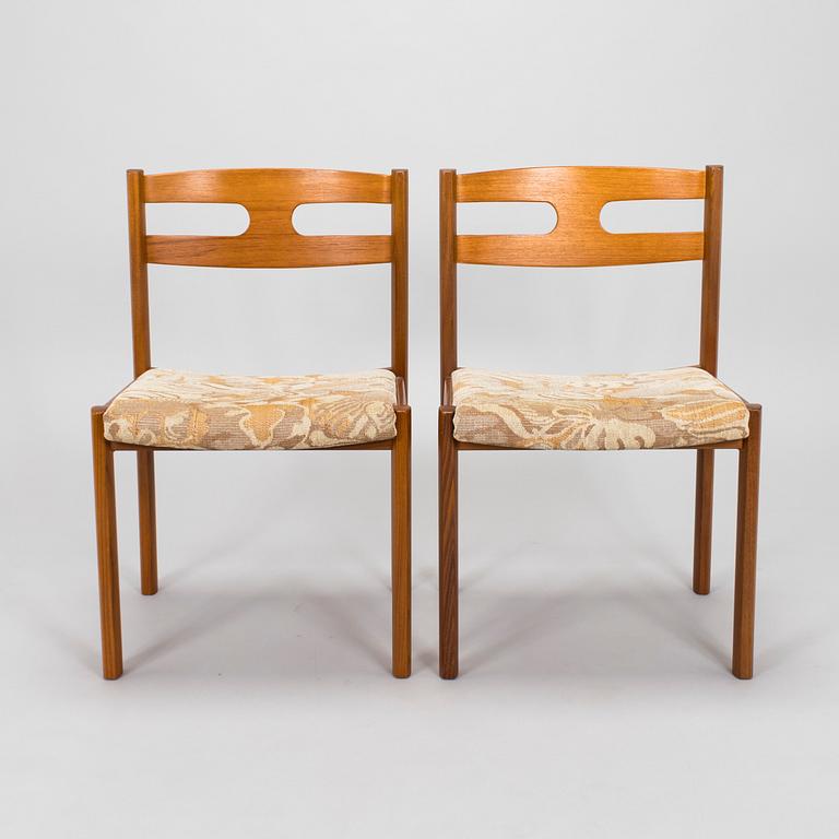 Esko Pajamies, a set of four 1970s 'Palermo' chairs for Asko, Finland.