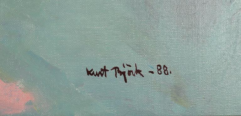 KURT BJÖRK, olja på duk, sign. och dat. -88.