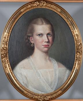 OKÄND KONSTNÄR, efter Johan Erik Lindh, olja på duk. A tergo signerad Flor. Gm och daterad 1911.