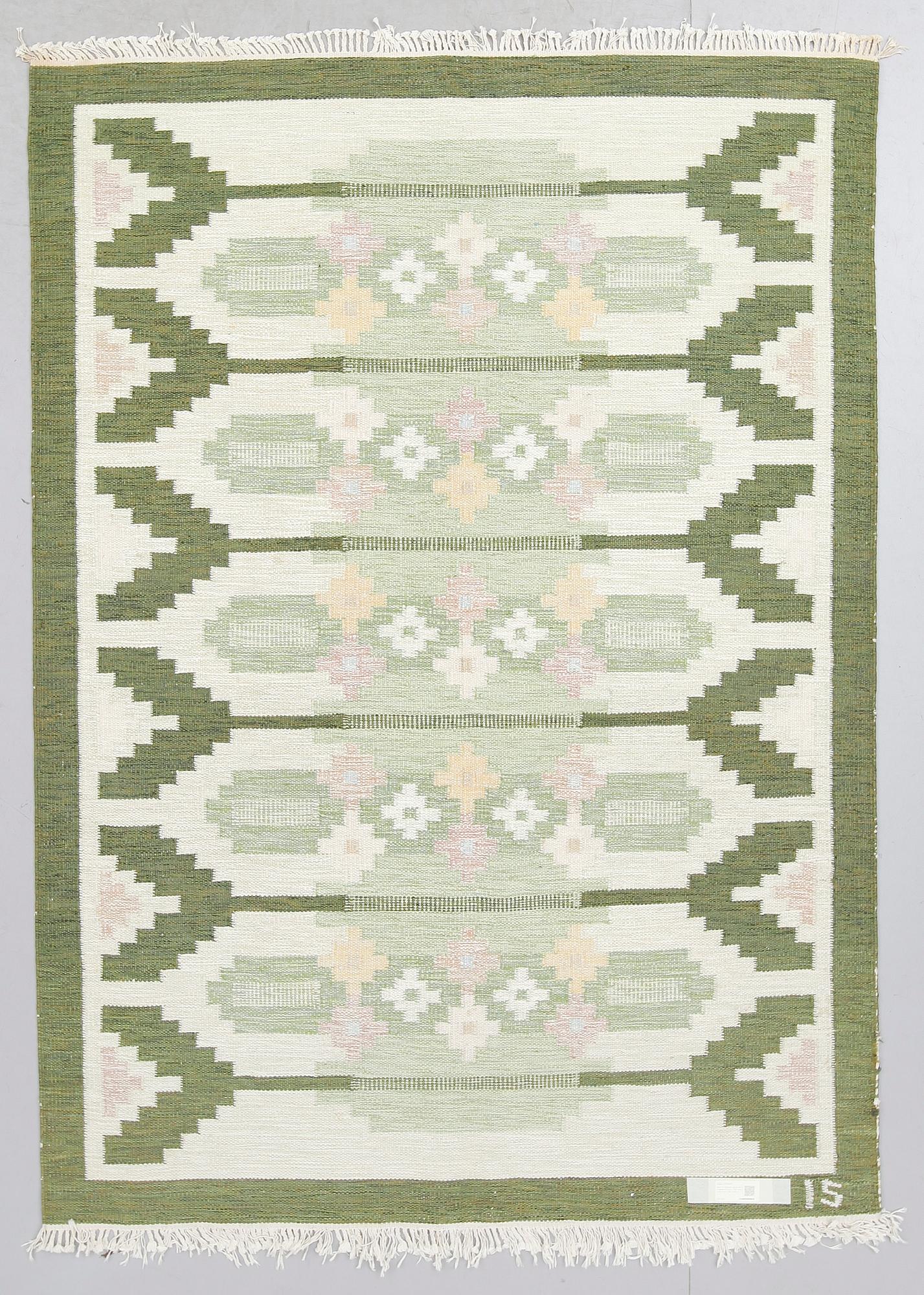 MATTA, Rölakan, signerad IS (Ingegerd Silow), 1900-talets andra hälft. 236 x 169 cm.