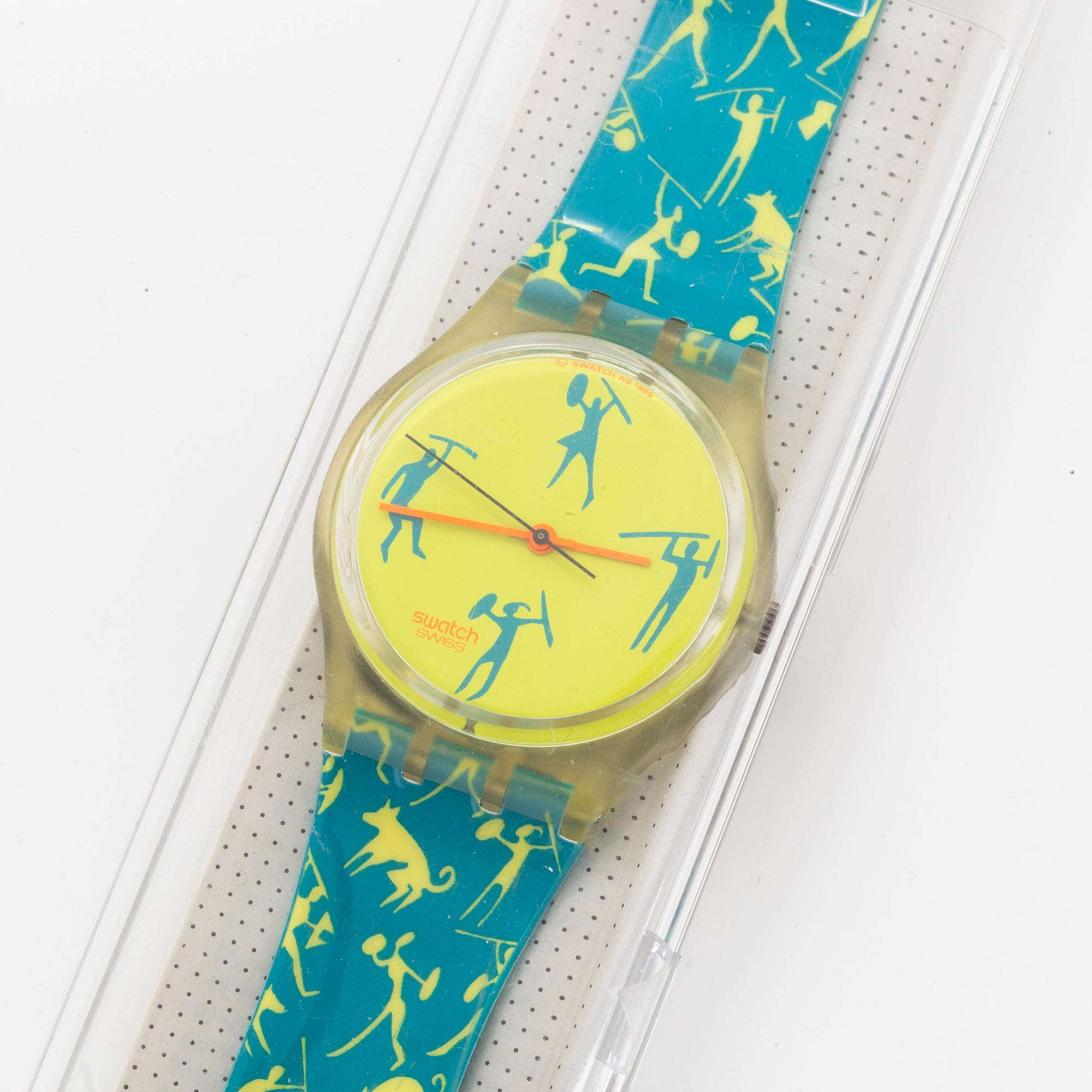 Swatch, African-Can, wristwatch, 34 mm.