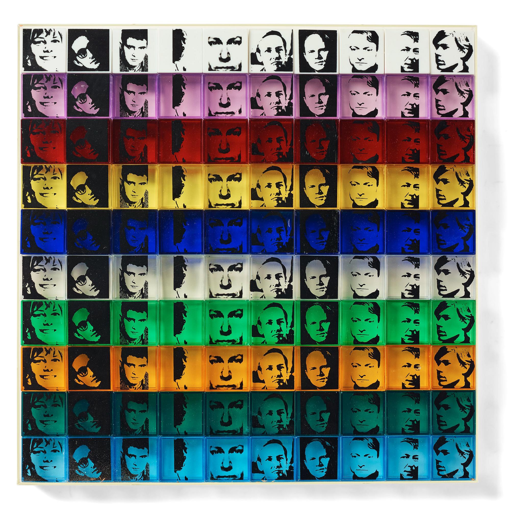 Andy Warhol, "Portrait of the artists" from "Ten from Leo Castelli".