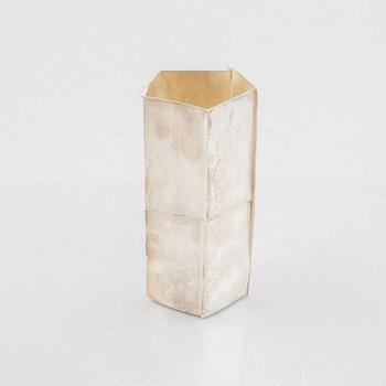 Benita Ramel, a sterling silver vase, Stockholm, 1999.