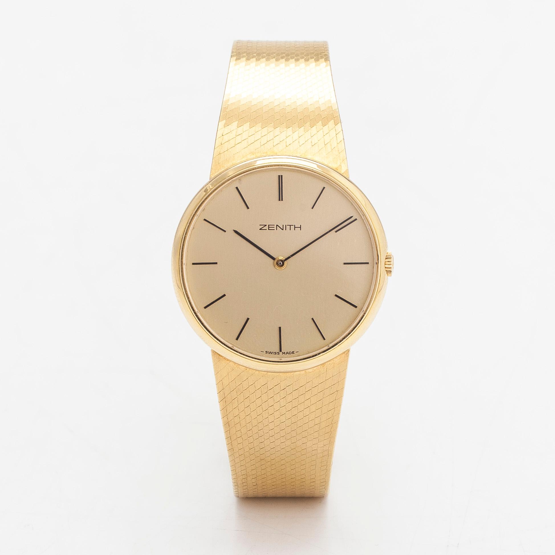 Zenith, armbandsur, 34 mm.