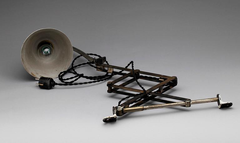 VÄGGLAMPA, Modell 11, Curt Fischer, Midgard, Bauhaus, 1920-tal.