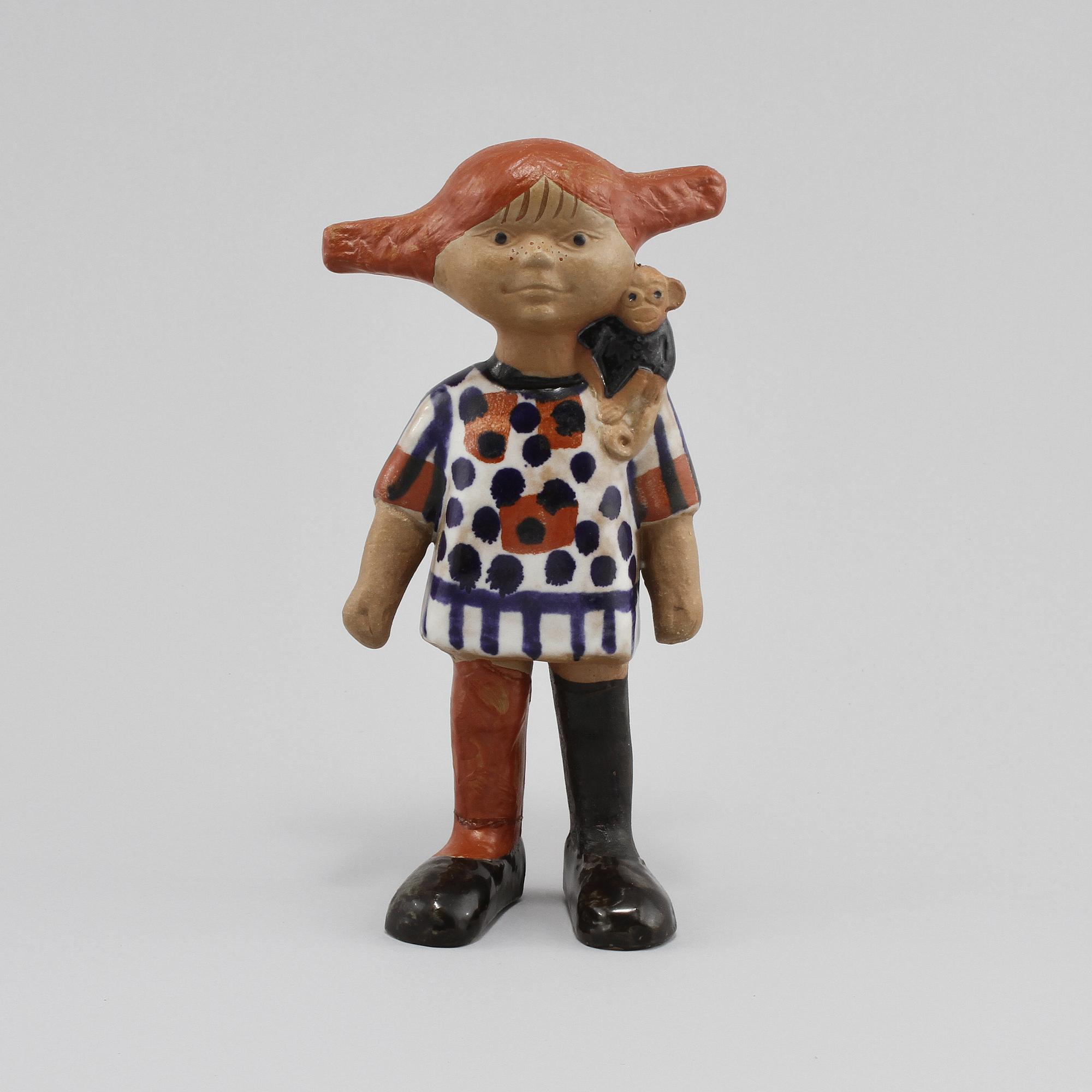 FIGURIN, stengods, Lisa Larson, Gustavsberg, 1900-talets andra hälft.