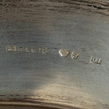 Ten Swedish silver dishes, including mark of KG Markström, Uppsala 1916.
