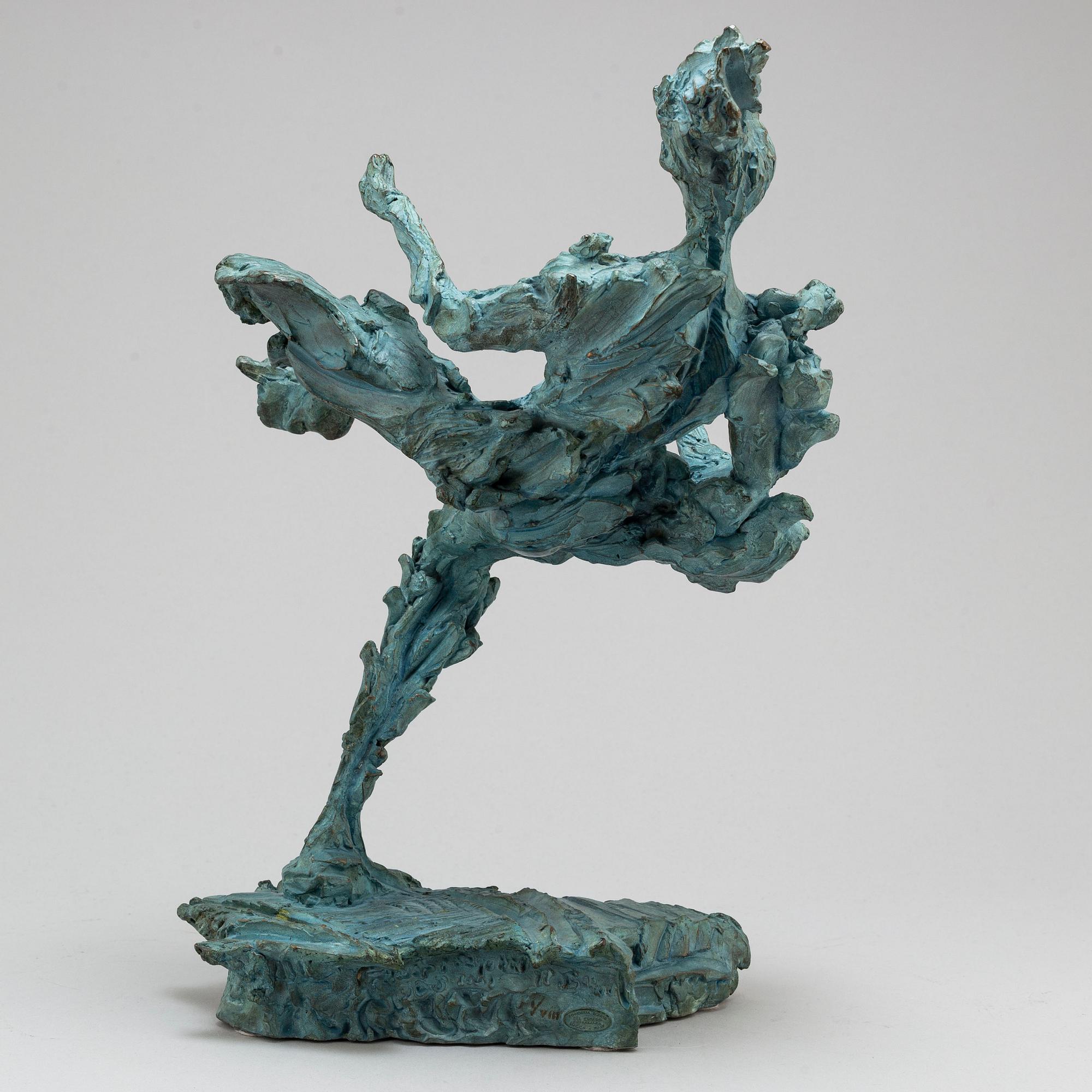 RICHARD BRIXEL, skulptur, patinerad brons. Signerad, daterad samt numrerad I/VIII.