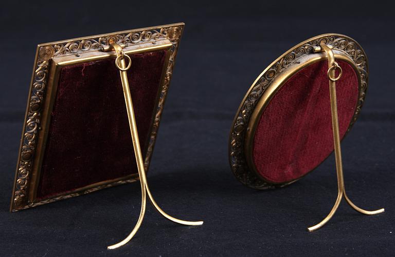 MINIATYRER, 2 st, 1900-tal.