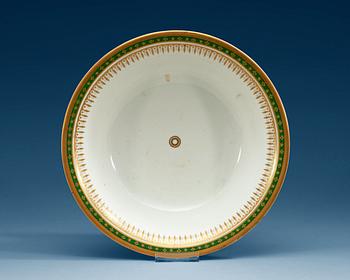 A Russian bowl, Imperial porcelain manufactory, period of Emperor Nicholas I (1825-55).