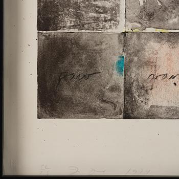 Jim Dine, "Wall chart II" .