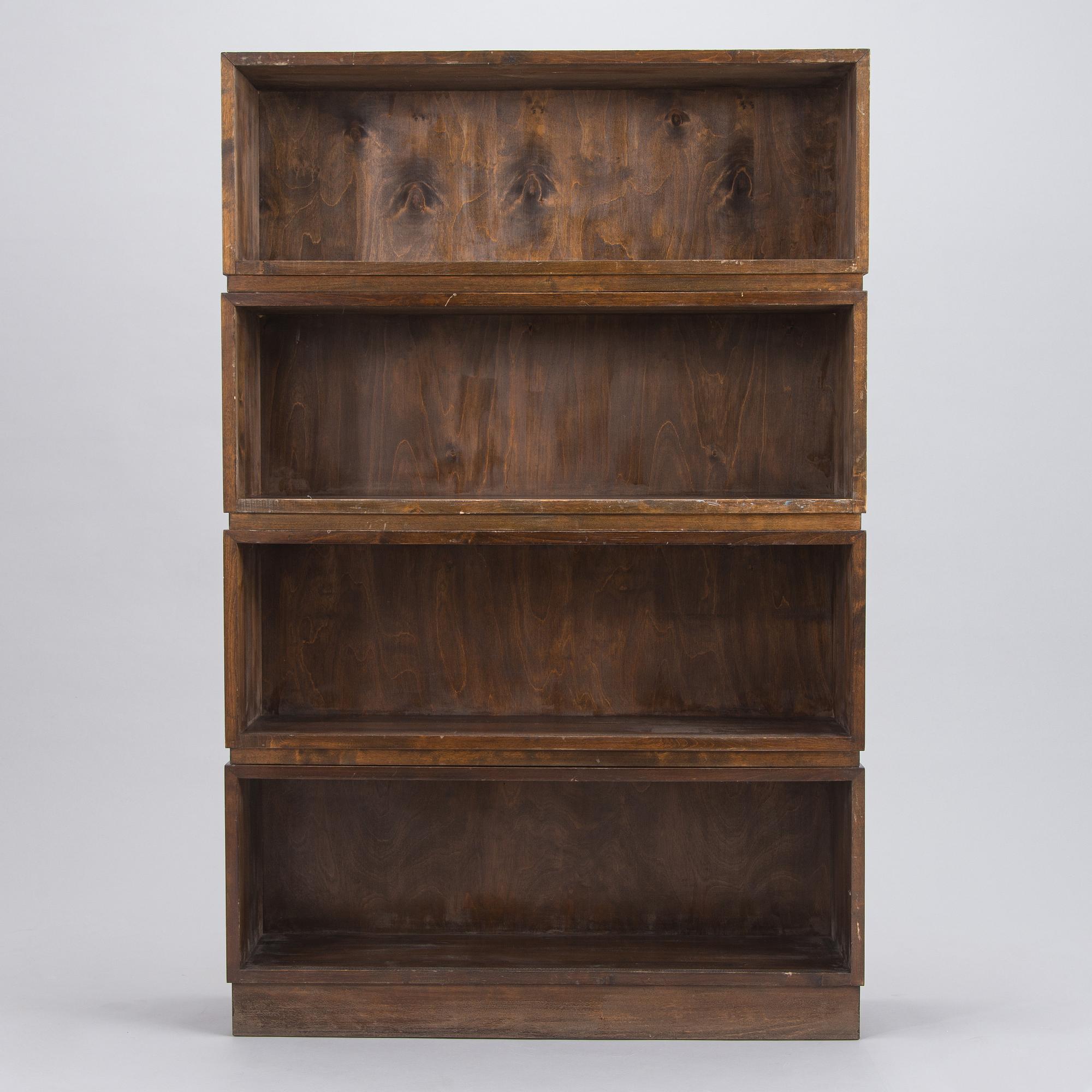 Aino Aalto, kirjahylly / kirjakaappi, 412/4  O.Y. Huonekalu- ja Rakennustyötehdas A.B. 1940-luku.