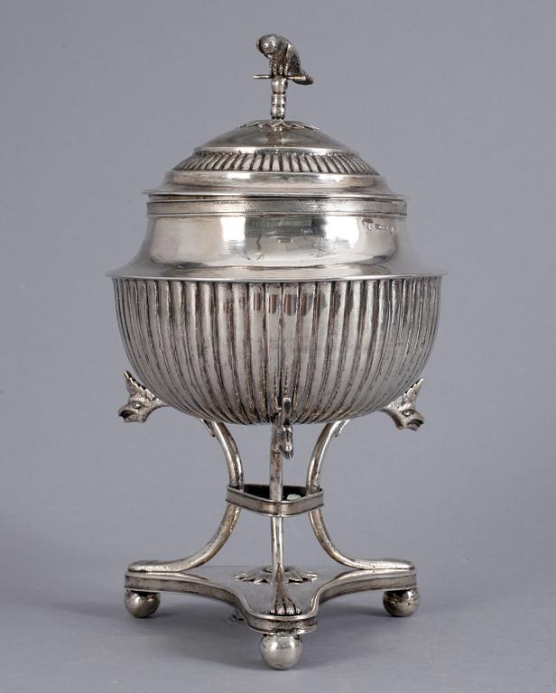 SOCKERSKÅL, silver, empire, Theodor Jortz, Skänninge 1824. Vikt ca 564 gram.