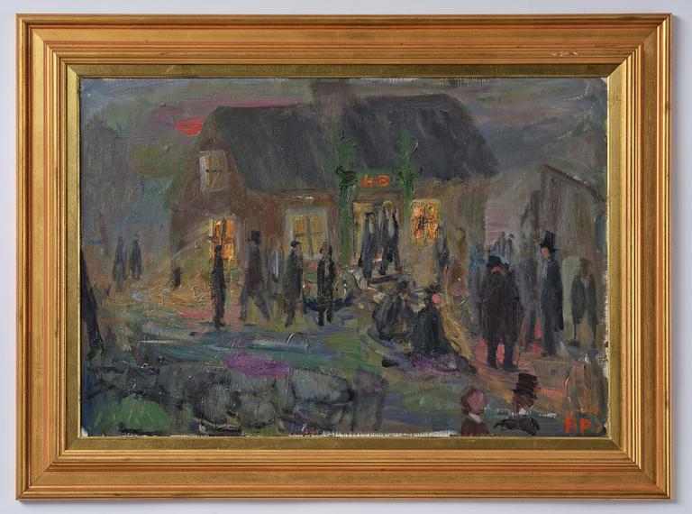 Ragnar Person, "Break from the party - motif from a wedding" .