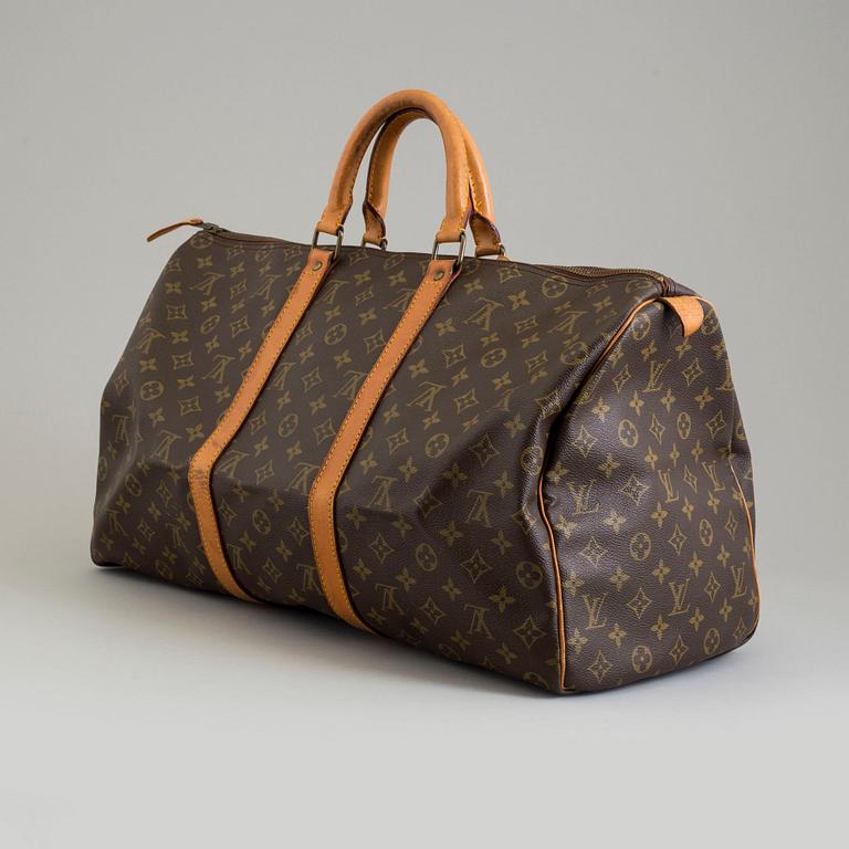 LOUIS VUITTON, "Keepall 50", weekendväska.