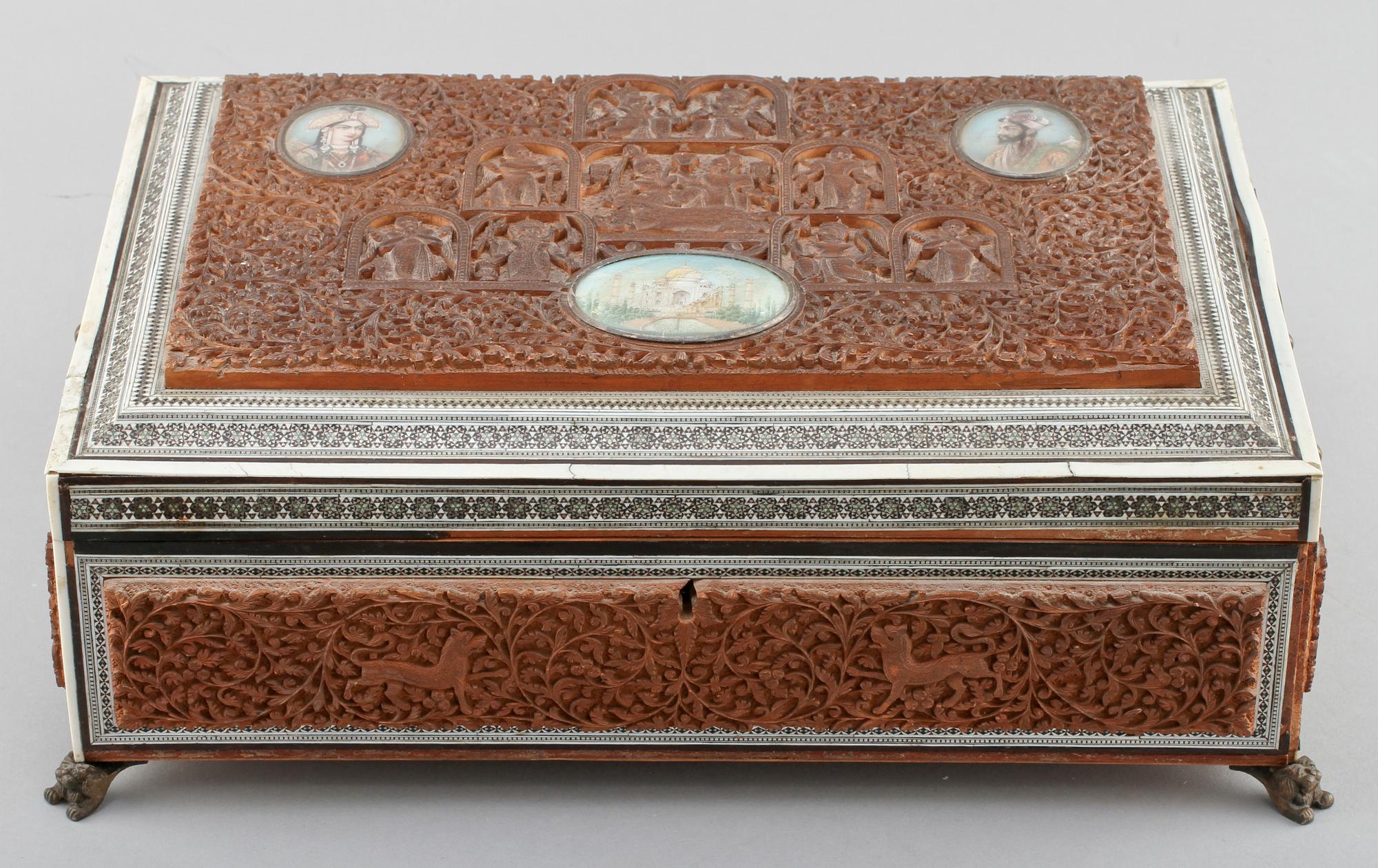 SMYCKESKRIN, orientaliskt, omkring 1800/1900-tal.