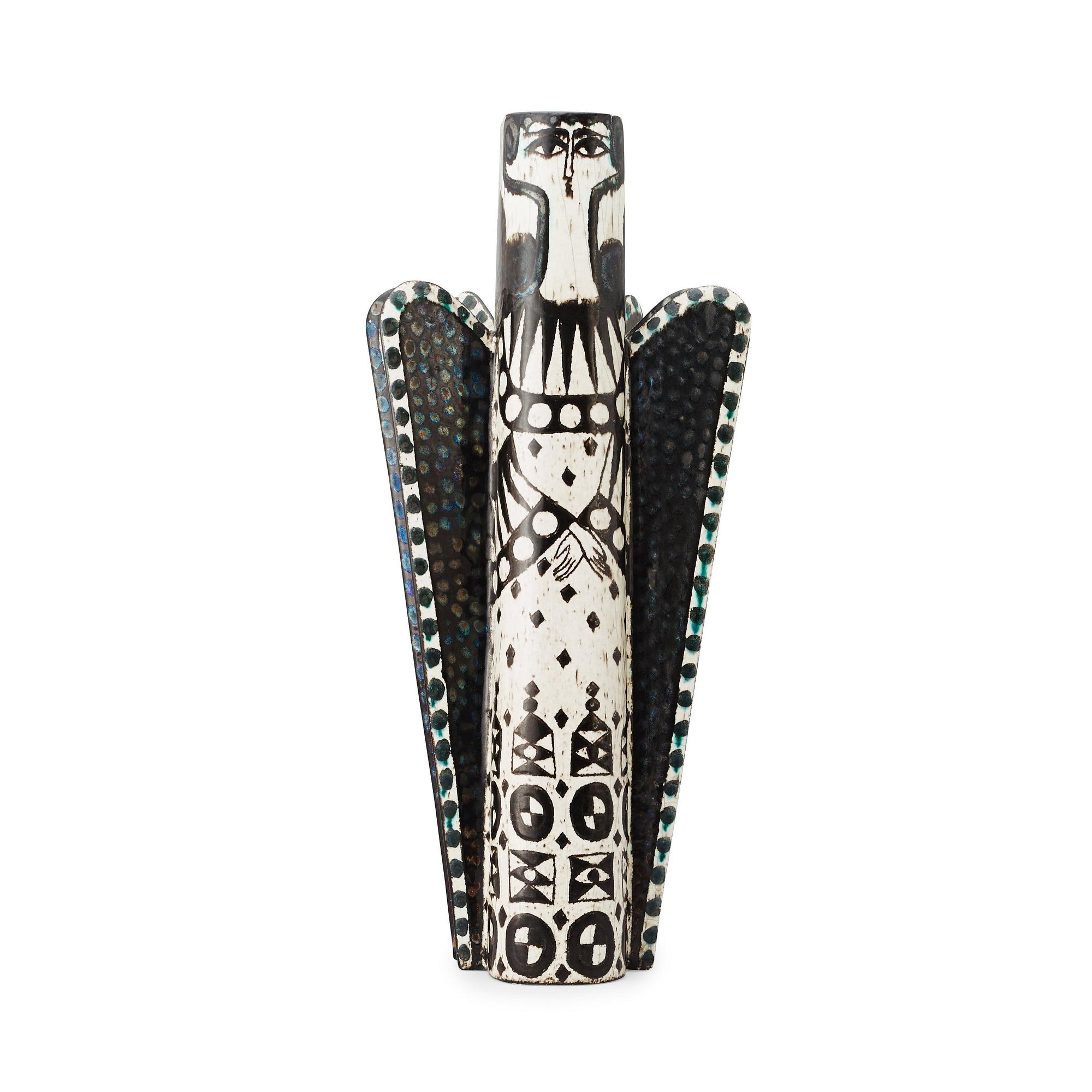 A Birger Kaipiainen ceramic sculpture, Rörstrand 1950's.