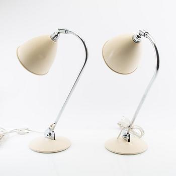 Robert Dudley table lamps, a pair of "Bestlite" for Gubi, late 20th century.