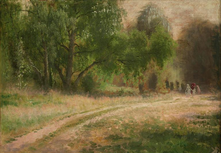 Knut Ekwall, Excursion in the green.