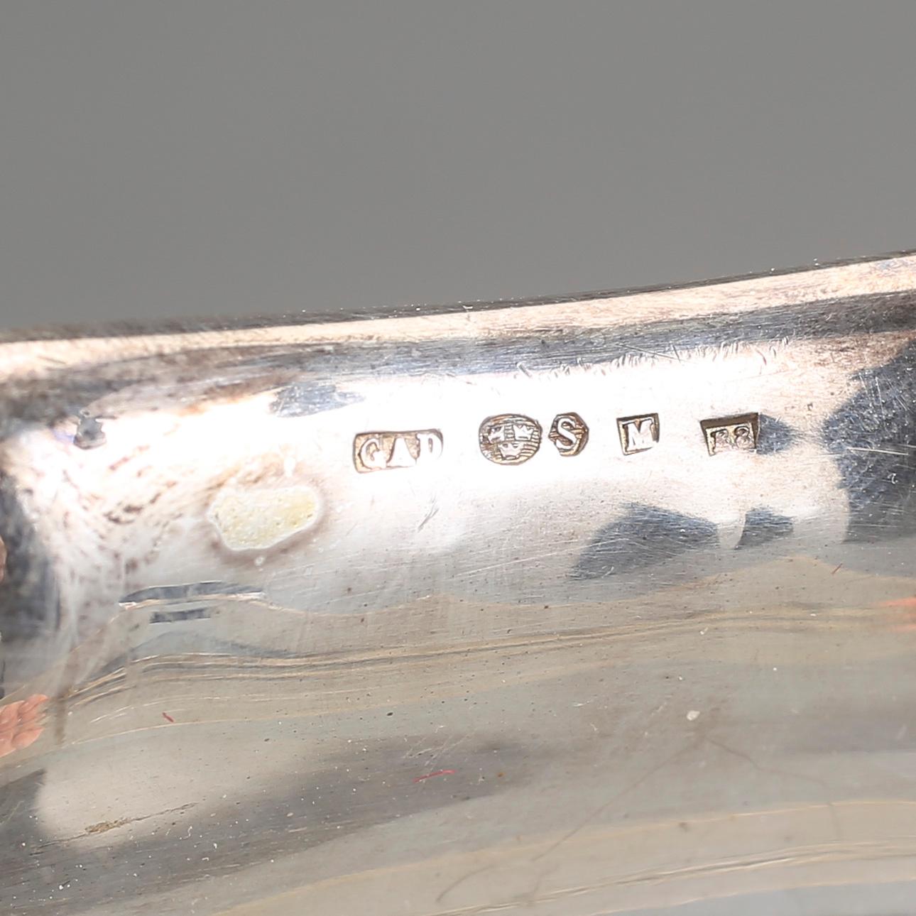 BRICKA, silver, Gustaf Alfred Dahlgren, Malmö 1928. Ca 1280 gram.