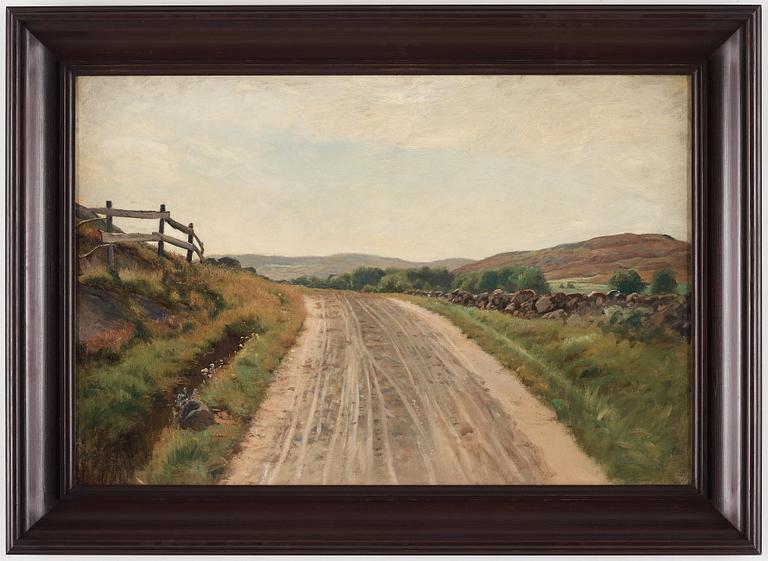 Berndt Lindholm, The road to Skarvik, Hisingen, Gothenburg.