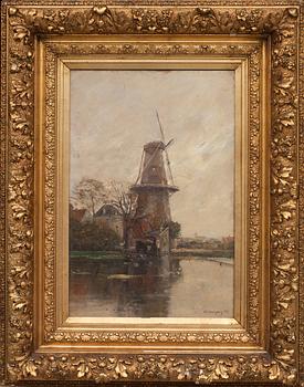 HELMUT LIESEGANG, olja på pannå, signerad.