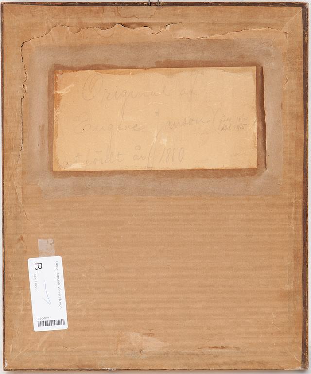 EUGÈNE JANSSON, gouache, signed.