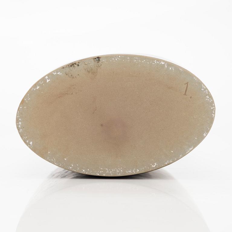 Inkeri Leivo, flaska med propp, keramik, osignerad.