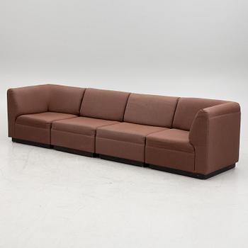 Modulesofa, 8 pieces, JOC Vetlanda, 1970s.