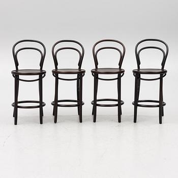 A set of four model '14' chairs, Ton.