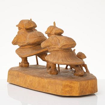 Bengt Jonsson, Wandering Sámi with dog.