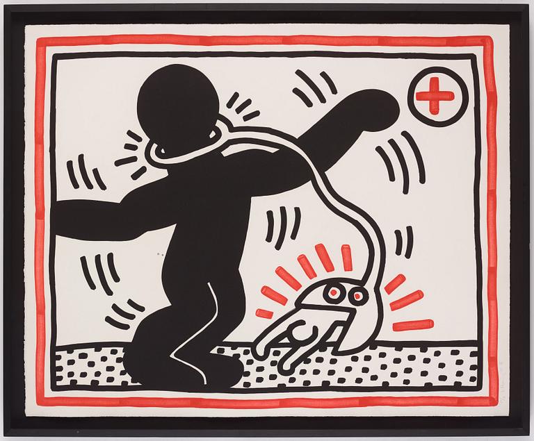 Keith Haring, 'Untitled', from: 'Free South Africa'.