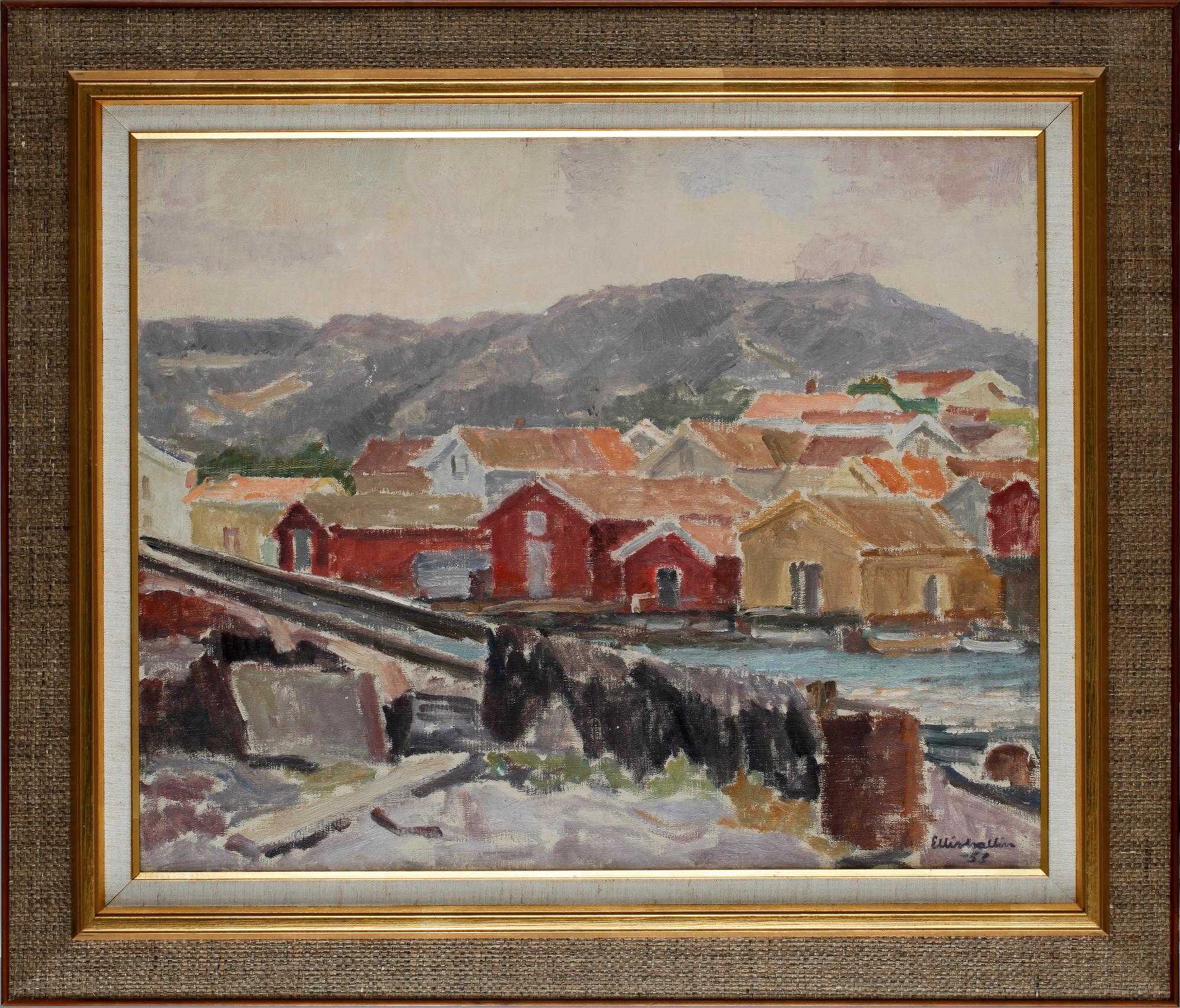 ELLIS WALLIN, olja på duk, sign o dat 58.
